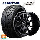 205/55R16 89V グッドイヤー イーグル RS スポーツ S-スペック エムアイディー ナイトロパワー M10パーシング セミグロスブラック/マシニング 16-7J 国産車用 サマータイヤホイール4本セット