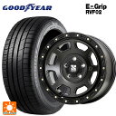 トヨタ ノア(90系)用 205/55R17 95V XL グッドイヤー エフィシェントグリップ RVF02 エムエルジェイ エクストリームJ XJ07 Satin Black 新品サマータイヤホイール 4本セット(2)