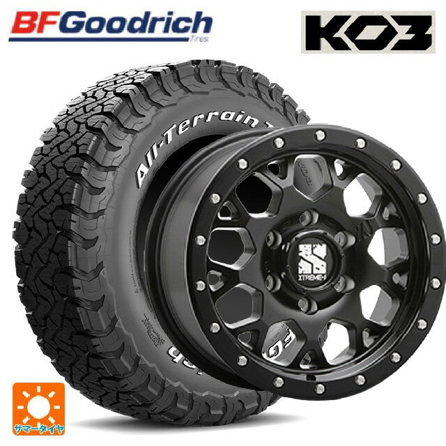 【9/24 1:59迄 最大3万円OFFクーポン】235/70R16 110/107S BFグッドリッチ オールテレーン TA KO3 ホワイトレター 正規品 エムエルジェイ エクストリームJ XJ04 Satin Black 16-5.5J 国産車用 サマータイヤホイール4本セット