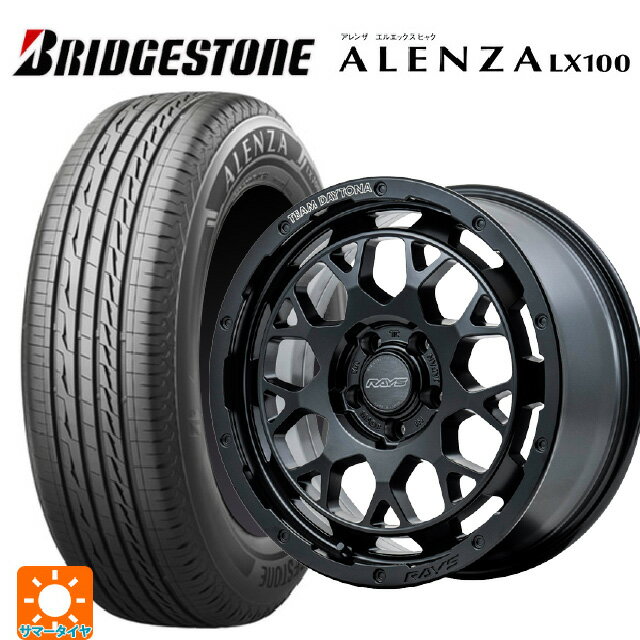 ミツビシ アウトランダーPHEV(5LA GNOW)用 2025年製 235/60R18 103H ブリヂストン アレンザLX100 正規品 レイズ チームデイトナ M9+ BOJ 新品サマータイヤホイール 4本セット