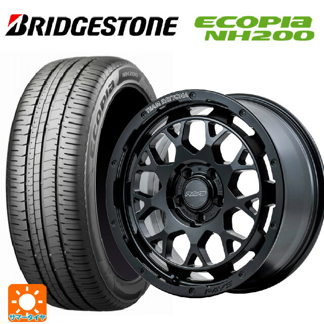 225/45R18 95W XL ブリヂストン エコピア NH200 正規品 # レイズ チームデイトナ M9+ BOJ 18-7.5J 国産車用 サマータイヤホイール4本セット