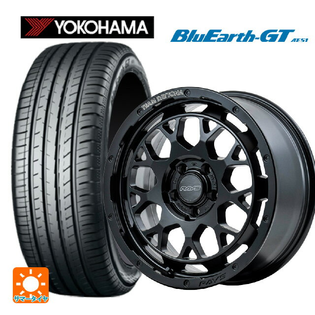 225/50R18 95W ヨコハマ ブルーアースGT AE51 レイズ チームデイトナ M9+ BOJ 18-7.5J 国産車用 サマータイヤホイール4本セット