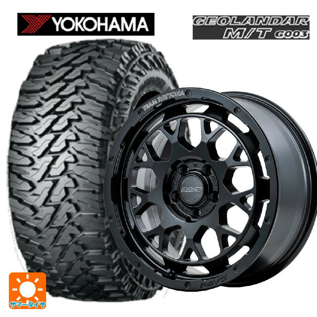 ミツビシ デリカD5(3DA系)用 215/70R16 100/97Q ヨコハマ ジオランダー M/T G003 正規品 レイズ チームデイトナ M9+ BOJ 新品サマータイヤホイール 4本セット