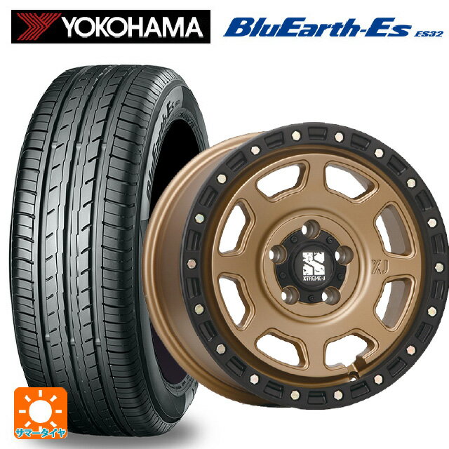 175/70R14 84S ヨコハマ ブルーアースEs ES32 エムエルジェイ エクストリームJ XJ07 Matte Bronze　BKRim 14-5J 国産車用 サマータイヤホイール4本セット