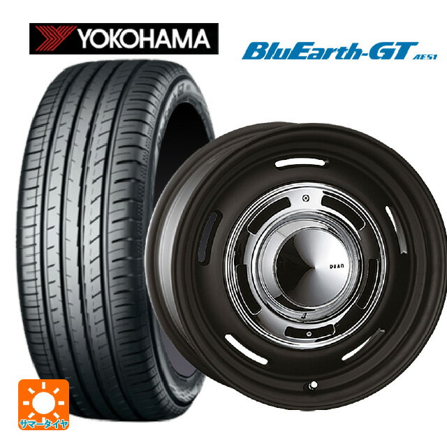 【6/11 1:59迄 全品ポイント5倍】175/65R14 82H ヨコハマ ブルーアースGT AE51 クリムソン ディーン クロスカントリー マットブラック 14-5J 国産車用 サマータイヤホイール4本セット