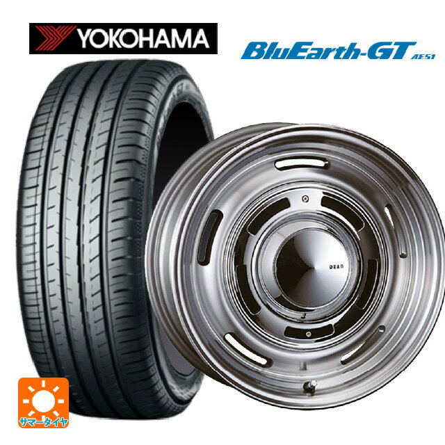 【6/11 1:59迄 全品ポイント5倍】215/45R18 93W XL ヨコハマ ブルーアースGT AE51 クリムソン ディーン クロスカントリー バーニッシュグレー 18-8J 国産車用 サマータイヤホイール4本セット