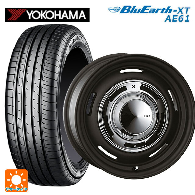 【6/22 20時〜 全品P5倍＆クーポン】215/60R16 95V ヨコハマ ブルーアースXT AE61 クリムソン ディーン クロスカントリー マットブラック 16-6.5J 国産車用 サマータイヤホイール4本セット