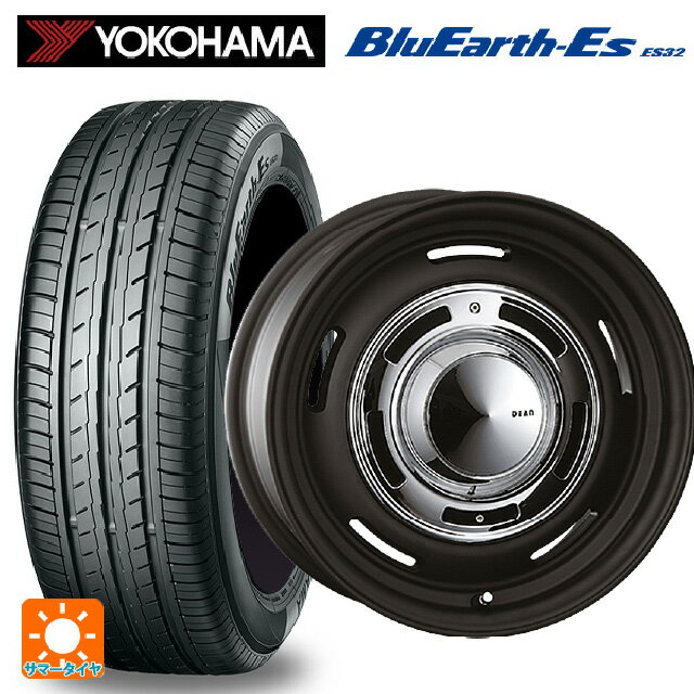 【6/15〜16限定 全品P5倍＆クーポン】ルノー カングー(KFK系)用 205/60R16 92H ヨコハマ ブルーアースEs ES32 # クリムソン ディーン クロスカントリー マットブラック 新品サマータイヤホイール 4本セット