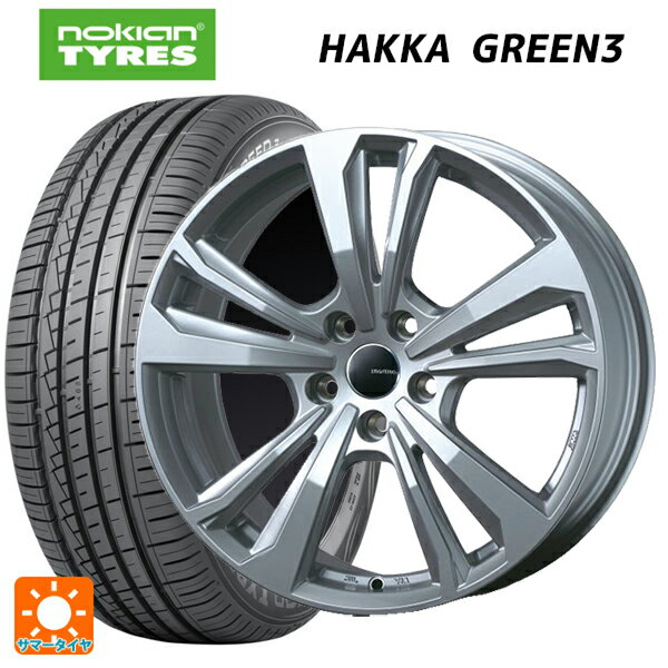 【6/15〜16限定 全品P5倍＆クーポン】ルノー カングー(KFK系)用 205/60R16 96V XL ノキアン ハッカ グリーン3 ティーエーエス スマートライン 365 シルバー 新品サマータイヤホイール 4本セット