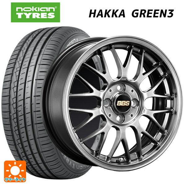205/60R16 96V XL ノキアン ハッカ グリーン3 BBS RG-F DB 16-6.5J 国産車用 サマータイヤホイール4本セット