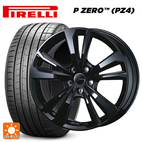 BMW 1シリーズ(F70)用 225/45R18 95Y XL ピレリ P-ZERO (PZ4) 正規品 ティーエーエス スマートライン 365 ブラック 新品サマータイヤホイール 4本セット