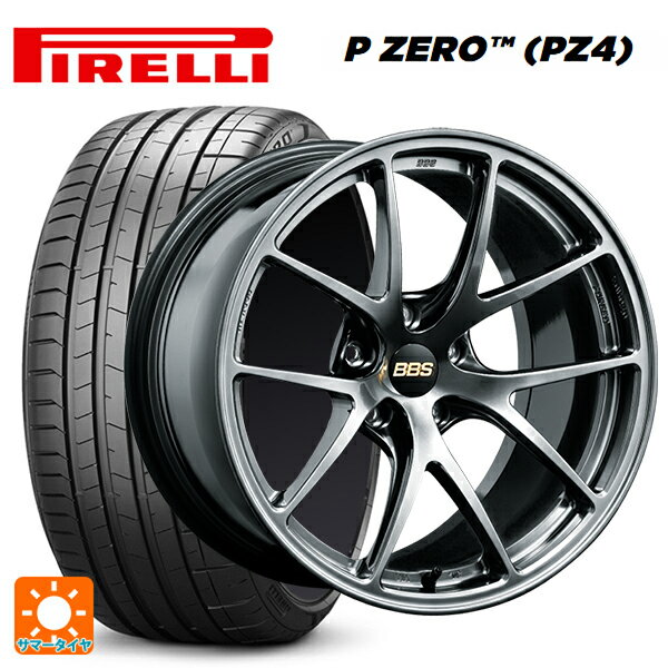 【6/22 20時〜 全品P5倍＆クーポン】245/40R18 97Y XL ピレリ P-ZERO (PZ4) 正規品 BBS RI-A DB 18-8J 国産車用 サマータイヤホイール4本セット