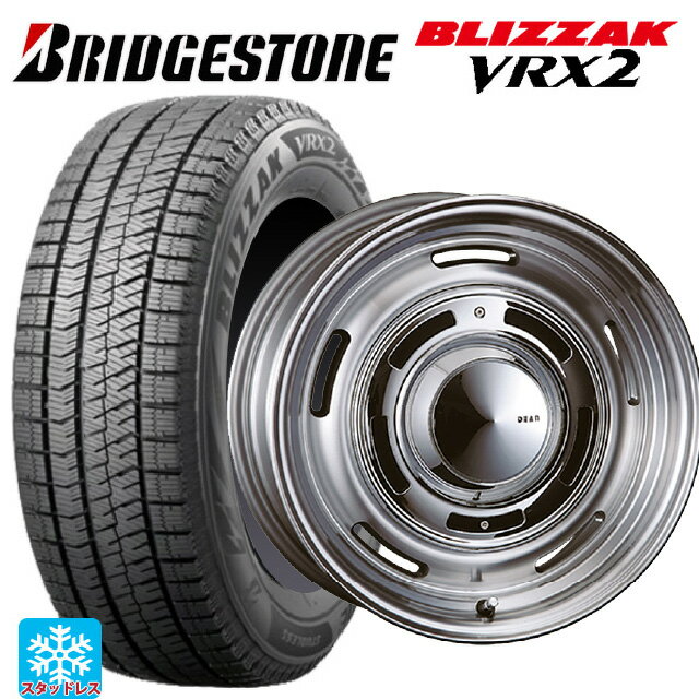 2024年製 205/55R16 91Q ブリヂストン ブリザック VRX2 正規品 クリムソン ディーン クロスカントリー バーニッシュグレー 16-6.5J 国産車用 スタッドレスタイヤホイール4本セット