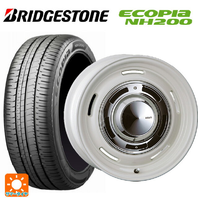 【6/15〜16限定 全品P5倍＆クーポン】ルノー カングー(KFK系)用 205/60R16 92H ブリヂストン エコピア NH200 正規品 # クリムソン ディーン クロスカントリー マーガレットホワイト 新品サマータイヤホイール 4本セット