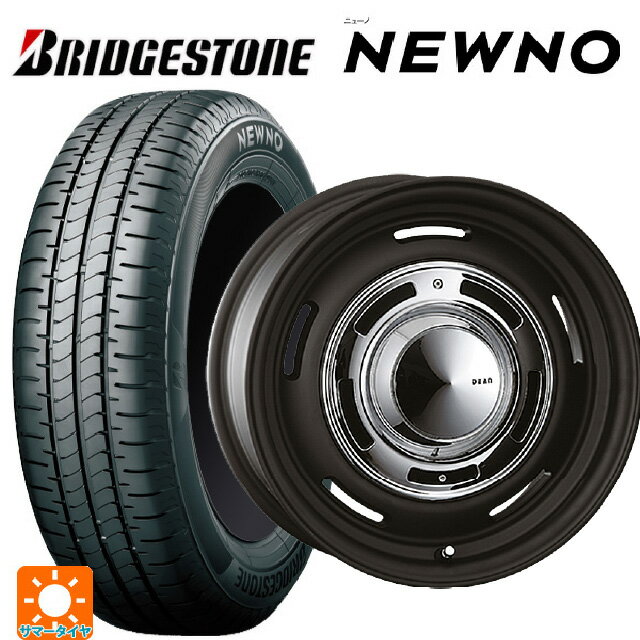 155/65R14 75H ブリヂストン ニューノ 正規品 # クリムソン ディーン クロスカントリー マットブラック 14-4.5J 国産車用 サマータイヤホイール4本セット