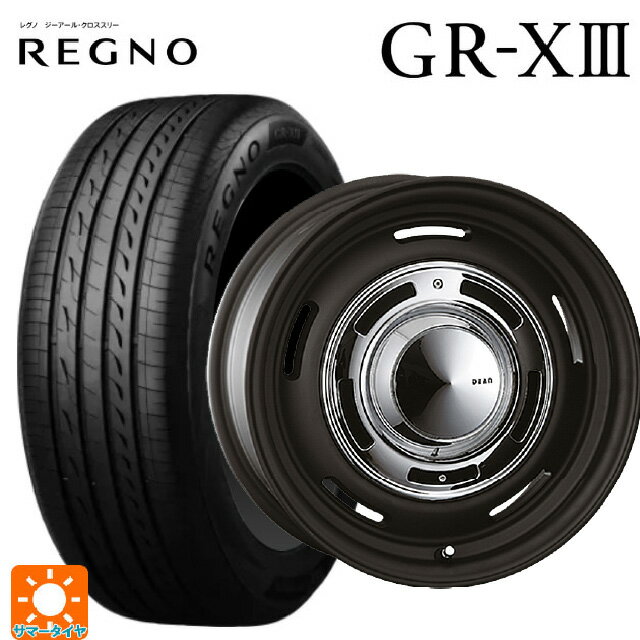 【6/22 20時〜 全品P5倍＆クーポン】175/65R14 82H ブリヂストン レグノ GR-X3 正規品 # クリムソン ディーン クロスカントリー マットブラック 14-5J 国産車用 サマータイヤホイール4本セット