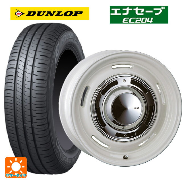 【6/15〜16限定 全品P5倍＆クーポン】ルノー カングー(KFK系)用 205/60R16 92H ダンロップ エナセーブEC204 クリムソン ディーン クロスカントリー マーガレットホワイト 新品サマータイヤホイール 4本セット