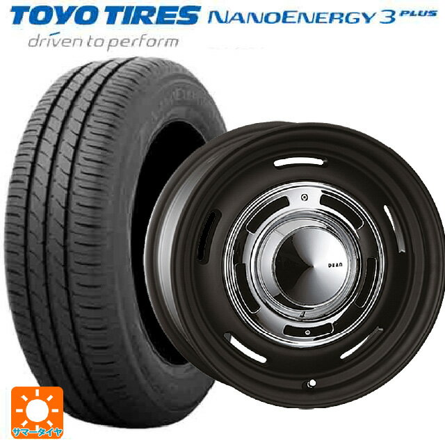 【6/15〜16限定 全品P5倍＆クーポン】ルノー カングー(KFK系)用 205/60R16 92H トーヨー ナノエナジー3プラス クリムソン ディーン クロスカントリー マットブラック 新品サマータイヤホイール 4本セット