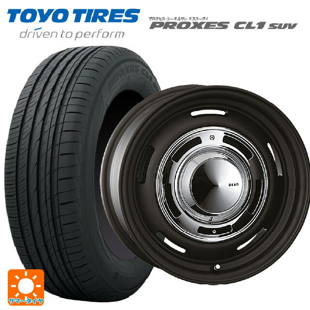 【6/15〜16限定 全品P5倍＆クーポン】ルノー カングー(KFK系)用 205/60R16 92H トーヨー プロクセス CL1 SUV クリムソン ディーン クロスカントリー マットブラック 新品サマータイヤホイール 4本セット