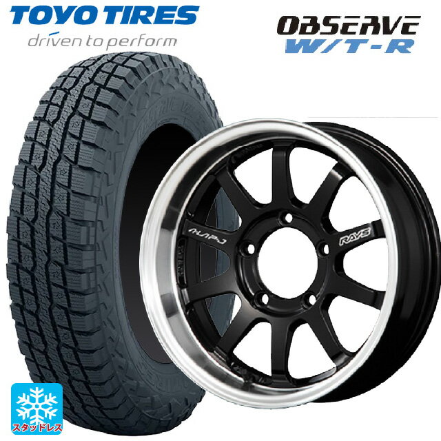 スズキ ジムニーシエラ(74系)用 235/70R16 106Q トーヨー オブザーブ W/T-R レイズ A LAP(エーラップ)J BD 新品スタッドレスタイヤホイール 4本セット