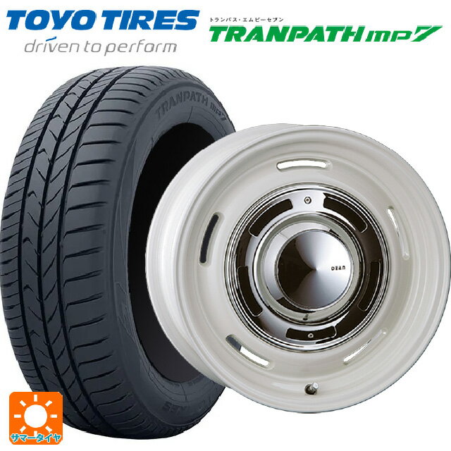 【6/15〜16限定 全品P5倍＆クーポン】ルノー カングー(KFK系)用 205/60R16 96H トーヨー トランパス MP7 クリムソン ディーン クロスカントリー マーガレットホワイト 新品サマータイヤホイール 4本セット