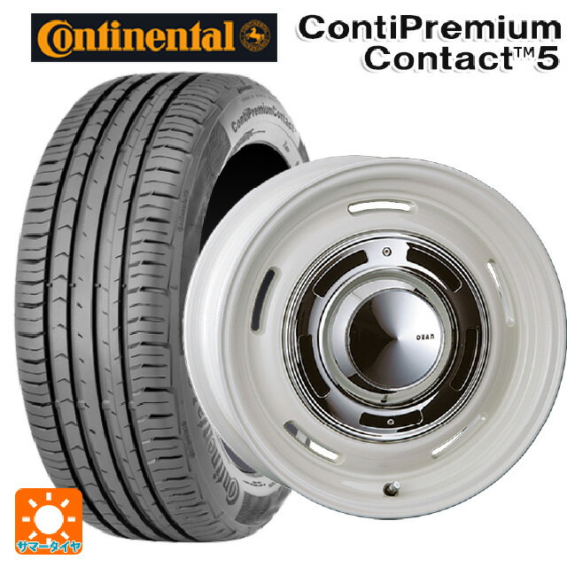 【6/15〜16限定 全品P5倍＆クーポン】ルノー カングー(KFK系)用 205/60R16 96V XL コンチネンタル コンチプレミアムコンタクト 5 正規品 クリムソン ディーン クロスカントリー マーガレットホワイト 新品サマータイヤホイール 4本セット