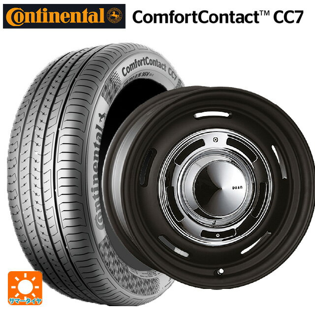【6/22 20時〜 全品P5倍＆クーポン】ルノー カングー(KFK系)用 205/60R16 92V コンチネンタル コンフォートコンタクト CC7 正規品 クリムソン ディーン クロスカントリー マットブラック 新品サマータイヤホイール 4本セット
