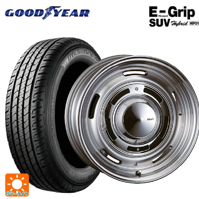 【6/15〜16限定 全品P5倍＆クーポン】トヨタ ハイラックス(120系)用 265/70R17 115S グッドイヤー エフィシェントグリップSUV HP01 クリムソン ディーン クロスカントリー バーニッシュグレー 新品サマータイヤホイール 4本セット