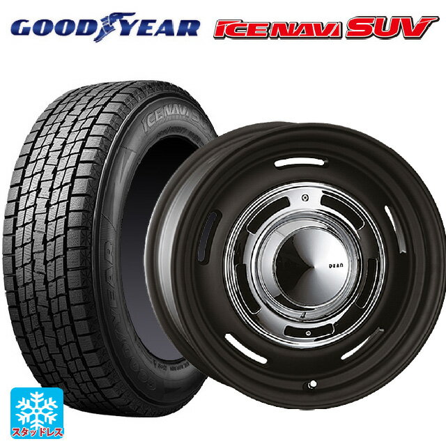 【6/11 1:59迄 全品ポイント5倍】215/65R16 98Q グッドイヤー アイスナビ SUV クリムソン ディーン クロスカントリー マットブラック 16-6.5J 国産車用 スタッドレスタイヤホイール4本セット