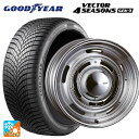 【8/20限定 最大3万円OFFクーポン】ジープ レネゲード 4xe(BV系)用 215/60R17 100V XL グッドイヤー ベクター4シーズンズ ジェン3 クリムソン ディーン クロスカントリー バーニッシュグレー 新品オールシーズンタイヤホイール 4本セット