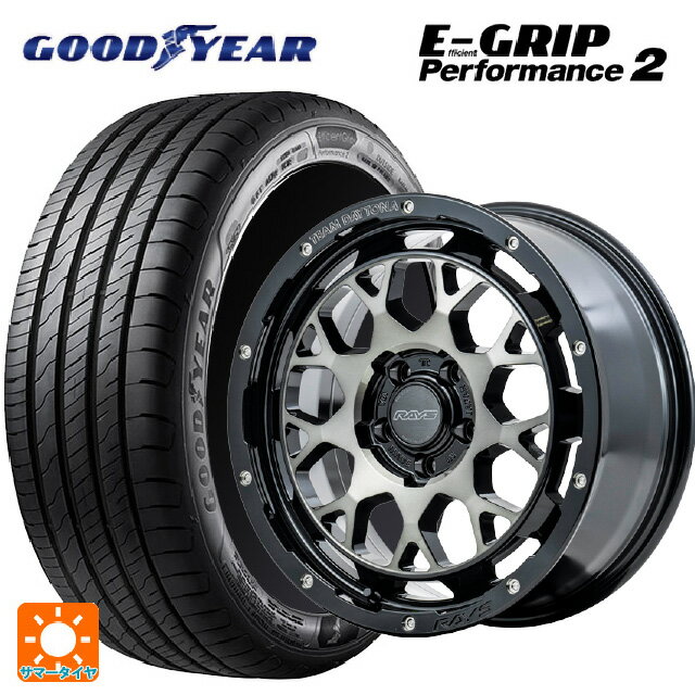 205/55R16 94W グッドイヤー エフィシェントグリップ パフォーマンス2 レイズ チームデイトナ M9+ # BEL 16-7J 国産車用 サマータイヤホイール4本セット