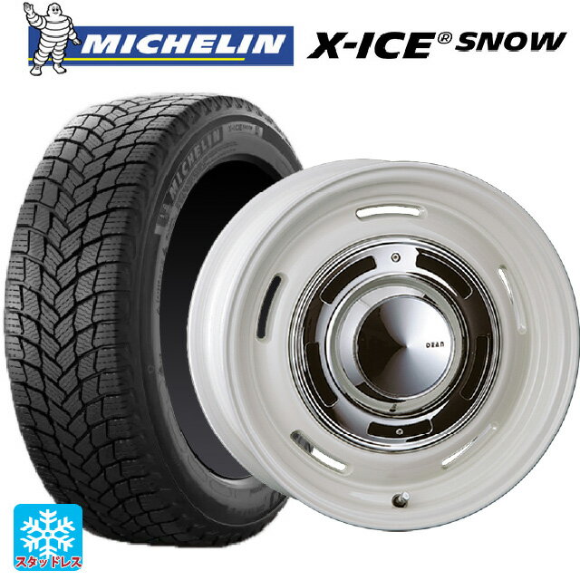 【6/15〜16限定 全品P5倍＆クーポン】2024年製 215/65R16 102T XL ミシュラン 正規品 エックスアイス スノー # クリムソン ディーン クロスカントリー マーガレットホワイト 16-6.5J 国産車用 スタッドレスタイヤホイール4本セット