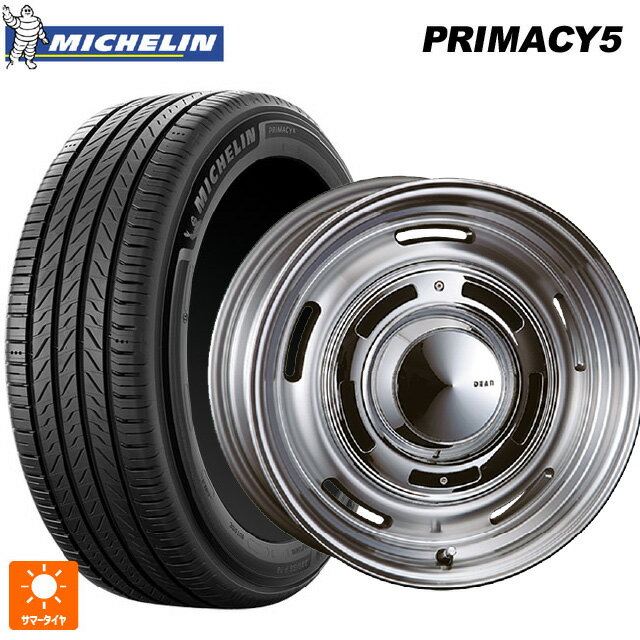 【6/11 1:59迄 全品ポイント5倍】215/45R18 93W XL ミシュラン プライマシー5 正規品 クリムソン ディーン クロスカントリー バーニッシュグレー 18-8J 国産車用 サマータイヤホイール4本セット