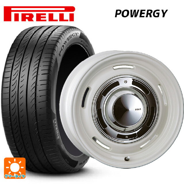 【6/15〜16限定 全品P5倍＆クーポン】205/55R16 91V ピレリ パワジー 正規品 クリムソン ディーン クロスカントリー マーガレットホワイト 16-6.5J 国産車用 サマータイヤホイール4本セット