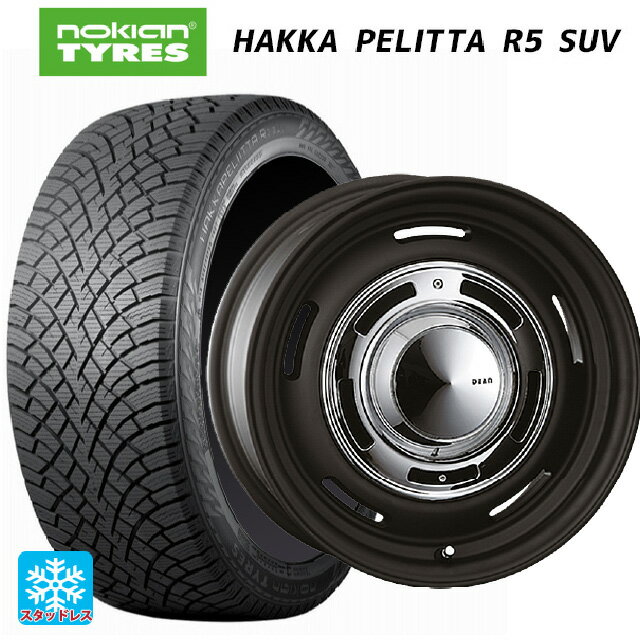 215/65R16 102R XL ノキアン ハッカペリッタR5 SUV クリムソン ディーン クロスカントリー マットブラック 16-6.5J 国産車用 スタッドレスタイヤホイール4本セット