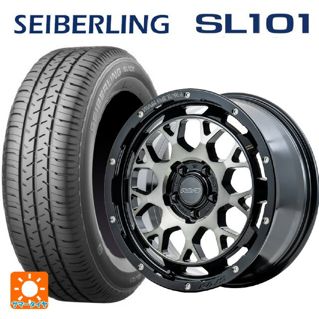 215/65R16 98S セイバーリング セイバーリング SL101(ブリヂストン工場生産） レイズ チームデイトナ M9+ # BEL 16-7J 国産車用 サマータイヤホイール4本セット