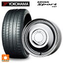 ミツビシ デリカD5(3DA系)用 245/45R19 102Y XL ヨコハマ アドバンスポーツ V107 正規品 エムアイディー MIDホイール ヴァルチャー ハイパーシルバーポリッシュ 新品サマータイヤホイール 4本セット