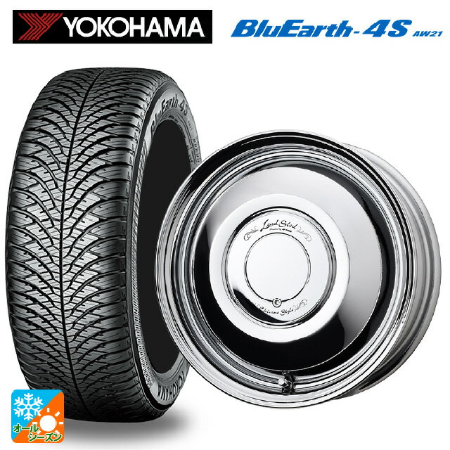 【6/22 20時〜 全品P5倍＆クーポン】155/65R14 75H ヨコハマ ブルーアース4S AW21 ワーク レッドスレッド レッドスレッド WBC 14-4.5J 国産車用 オールシーズンタイヤホイール4本セット