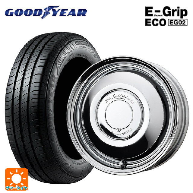 165/60R14 75H グッドイヤー エフィシェントグリップ エコ EG02 # ワーク レッドスレッド レッドスレッド # WBC 14-4.5J 国産車用 サマータイヤホイール4本セット