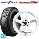 【8/20限定 最大3万円OFFクーポン】215/60R17 96Q グッドイヤー アイスナビ SUV # 共豊 トレーサー GTV Racing White 17-7.5J 国産車用 スタッドレスタイヤホイール4本セット