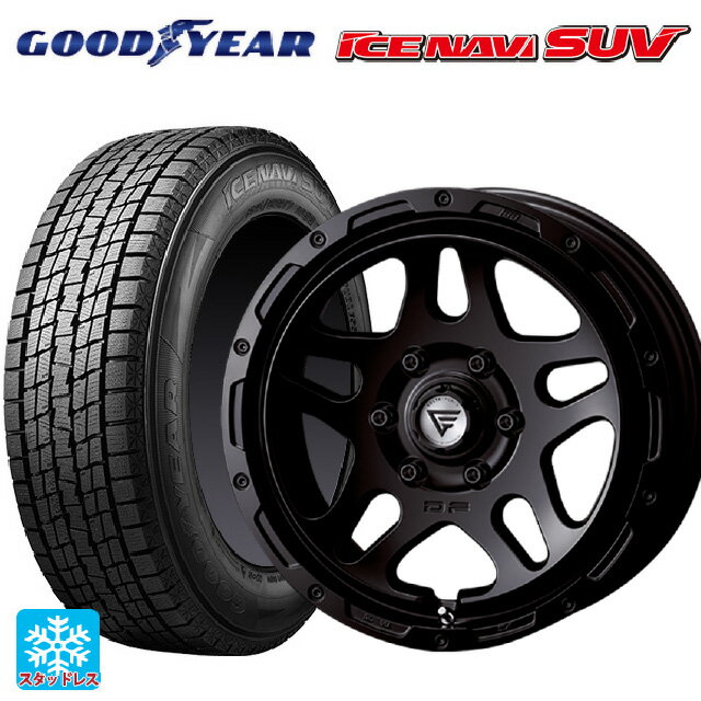 【10/14 20時〜最大3万円OFFクーポン】トヨタ ランドクルーザー250(250系)用 265/65R18 114Q グッドイヤー アイスナビ SUV # エクシズルライン デルタフォース オーバーランダー サテンブラック 新品スタッドレスタイヤホイール 4本セット