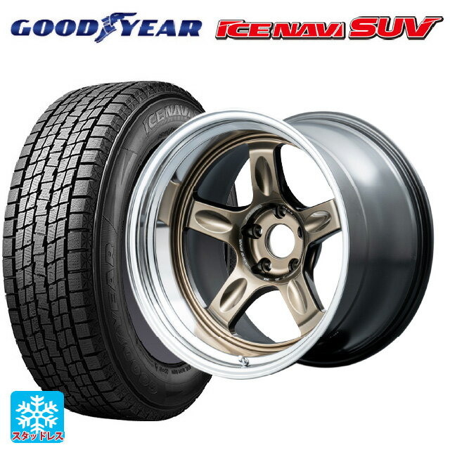 2025年製 225/60R18 100Q グッドイヤー アイスナビ SUV # レイズ ボルクレーシング 21C スペック-SR SR 18-8.5J 国産車用 スタッドレスタイヤホイール4本セット