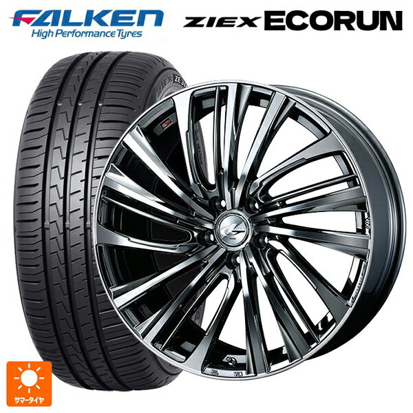 215/45R17 91W XL ファルケン ZE310R エコラン ウェッズ レオニス FS BMCMC 17-7J 国産車用 サマータイヤホイール4本セット