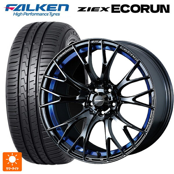215/45R17 91W XL ファルケン ZE310R エコラン ウェッズ ウェッズスポーツ SA20R BLC2 17-7J 国産車用 サマータイヤホイール4本セット
