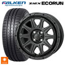【8/4 20時~ 最大3万円OFFクーポン】195/50R16 88V XL ファルケン ZE310R エコラン ジャパン三陽 ハイブロック レグルス サテンブラック 16-6J 国産車用 サマータイヤホイール4本セット