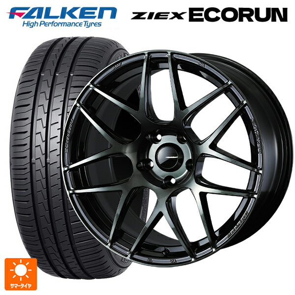 215/45R17 91W XL ファルケン ZE310R エコラン ウェッズ ウェッズスポーツ SA27R WBC 17-7J 国産車用 サマータイヤホイール4本セット