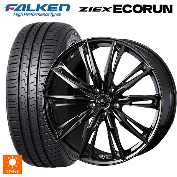 225/40R18 92W XL ファルケン ZE310R エコラン ウェッズ レオニス GX HYPER BMC 18-7J 国産車用 サマータイヤホイール4本セット