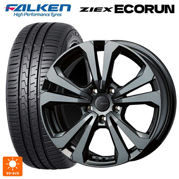 ミニ ミニクーパー(ガソリン車)(F66)用 195/55R16 91V XL ファルケン ZE310R エコラン ティーエーエス アドバンスライン SV1 ガンメタリック 新品サマータイヤホイール 4本セット