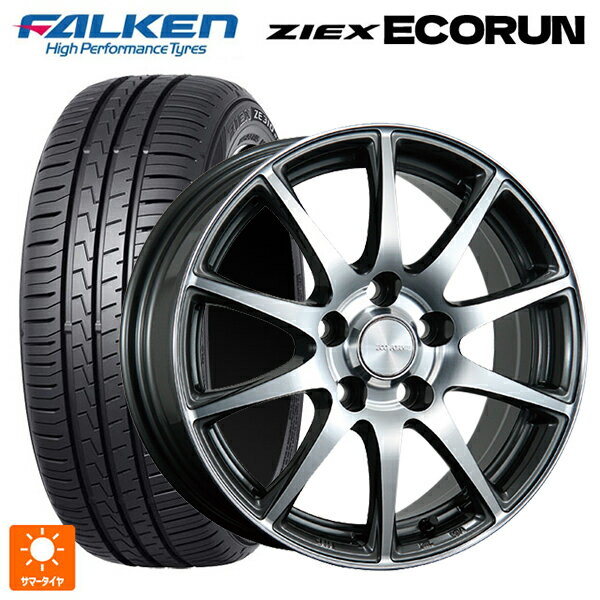 205/55R16 94W XL ファルケン ZE310R エコラン ブリヂストン エコフォルム CRS23 GM/N 16-6.5J 国産車用 サマータイヤホイール4本セット