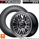 245/65R17 111/108S ヨコハマ ジオランダー AT4 G018 ブラックレター 正規品 エムアイディー ナイトロパワー M16 アサルト スティールクリア 17-7J 国産車用 サマータイヤホイール4本セット
